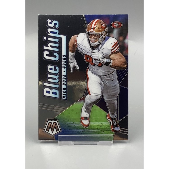 Other - 2020 Panini Mosaic NICK BOSA San Francisco 49ers BLUE CHIPS INSERT